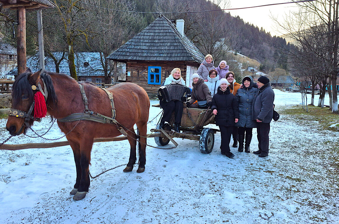 Картинка колочава зимой 